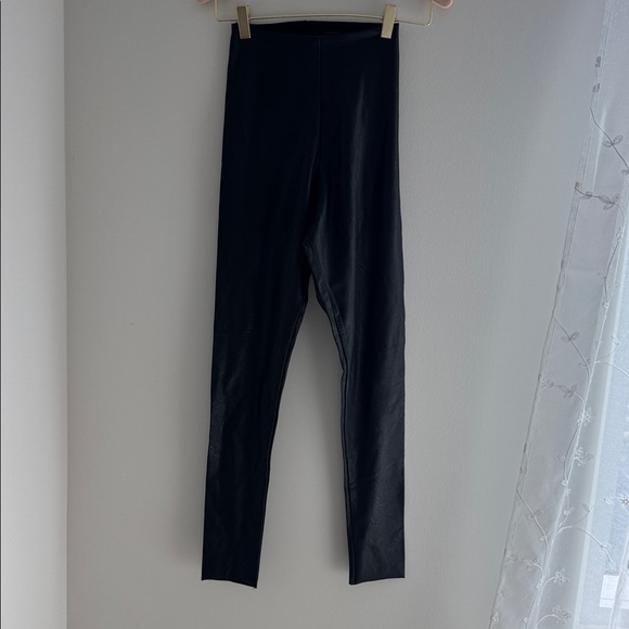 Commando Control Top Faux Leather Leggings - Black - Picture 3 of 5